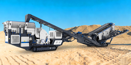 Máy nghiền sơ cấp di động Thích hợp cho hơn 200 loại vật liệu