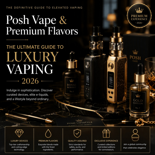 Posh Vape และรสชาติระดับพรีเมียม – คู่มือฉบับย่อสำหรับการสูบไอสุดหรูในปี 2026