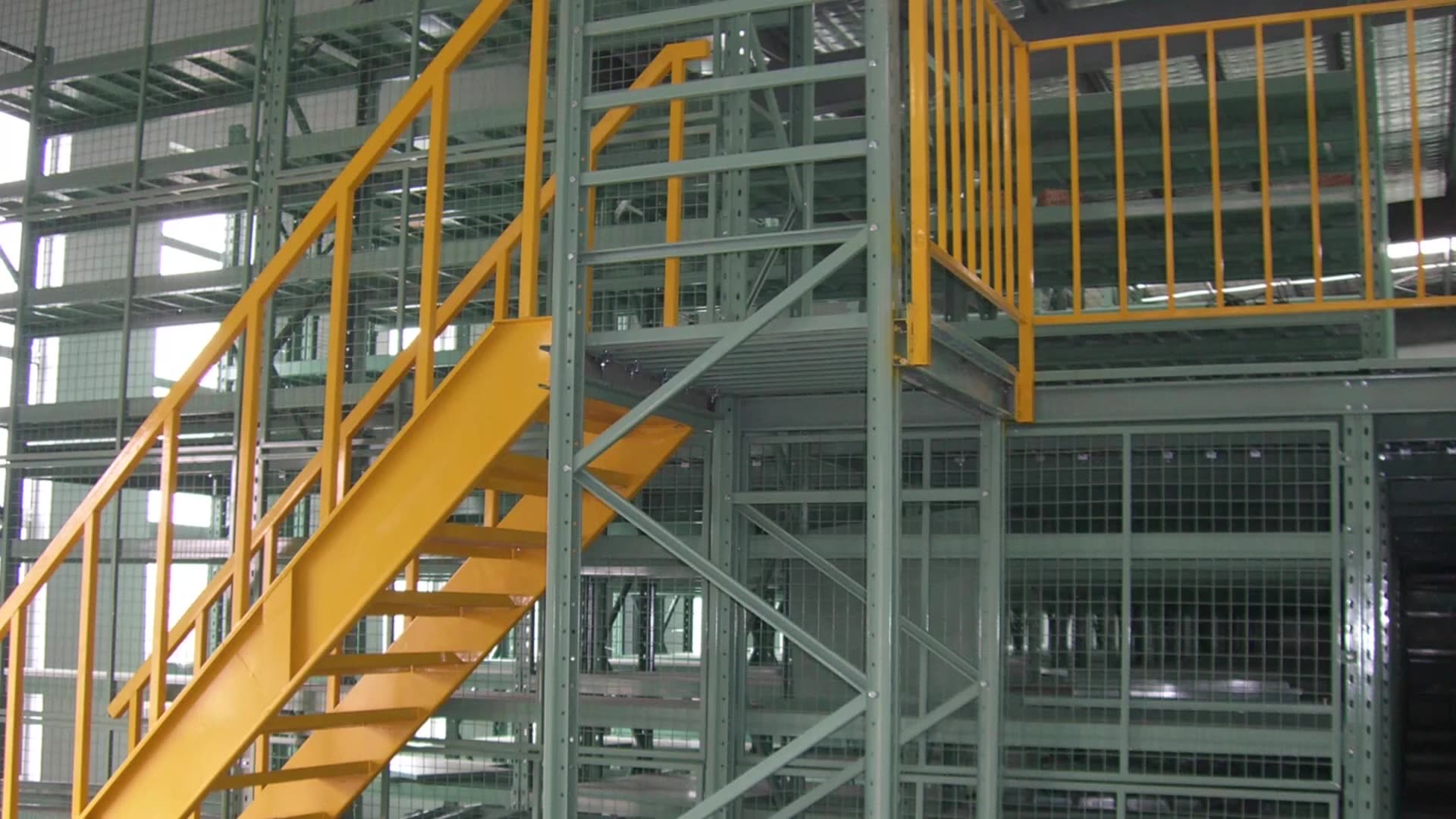 Hochleistungs-Multitier-Racking Stahl Mezzanine Racking System Warehouse Lagerpalettenpalette Rack1