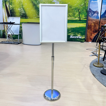 Pedestal Poster Stand With Poster Frame