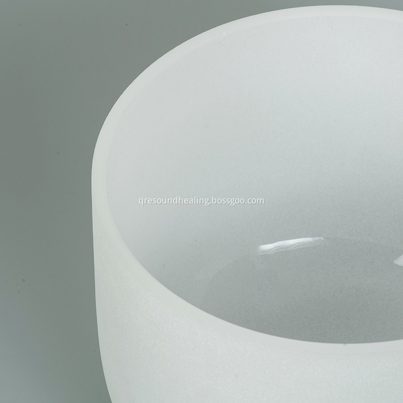 White Crystal Singing Bowl