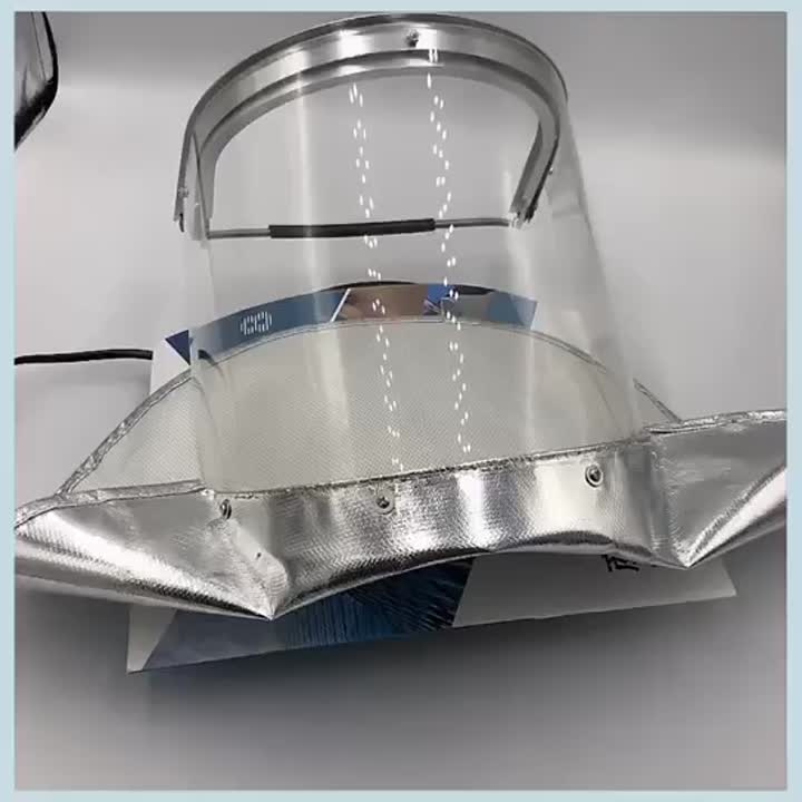 heat resisting face shield