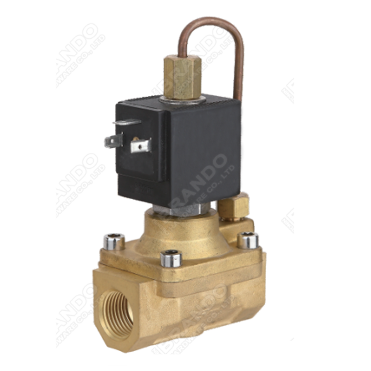 5404 A 1/2'' High Pressure Brass Solenoid Valve 12V 24V DC 120V 230V 50Hz 5