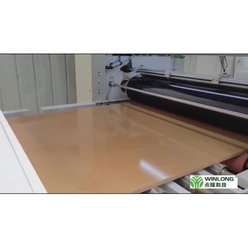 Machina de prensa de pegamento caliente de la película de madera contrachapada MDF