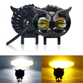 Dual Color LED Motorcycle Fog Light and Headlight1