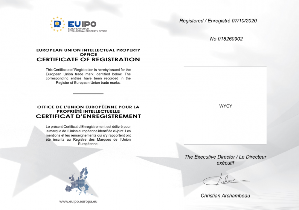 European union Trademark Warrant