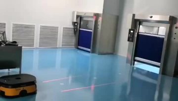 AGV linkage high speed door