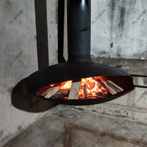 Hanging fireplace test