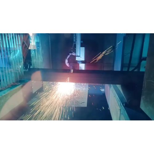 Section steel cutting video