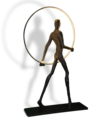Abstract Art Sculptures for Home Decor: Resin Statues for Nordic Living Rooms1
