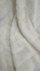 3D格子縞のジャキュードフェイクウサギの毛皮布