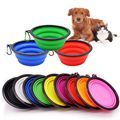Silicone Pet Feeder Bowls for Dogs and Cats - Travel Food and Water Container1