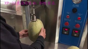 Double-headed winter melon peeling machine