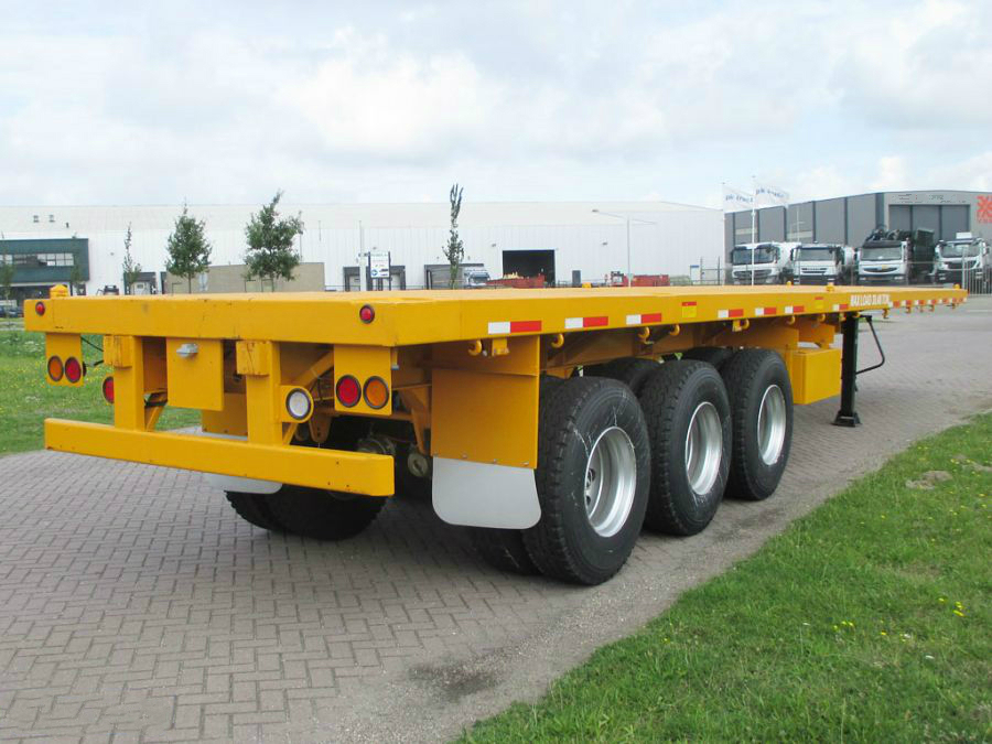 3 Axles Flatbed Semi trailer