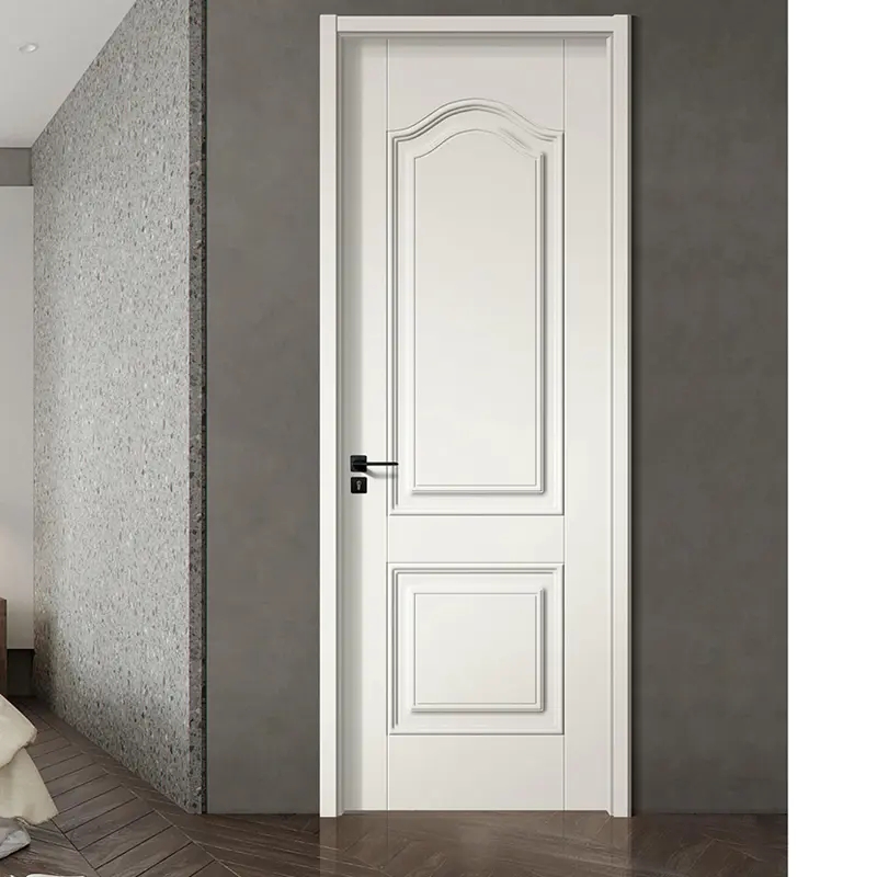 白い木製のドア