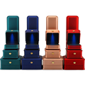 Hanhong Großhandel Custom Luxury Crown Schmuck Verpackungsschachtel LED -Armband Armband Halskette Ringbox Schmuckschatulle mit LED Light1