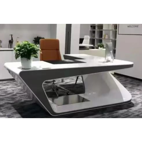 Meja dicat BOBIAO: Meja berbentuk L cocok untuk beragam skenario kelas atas