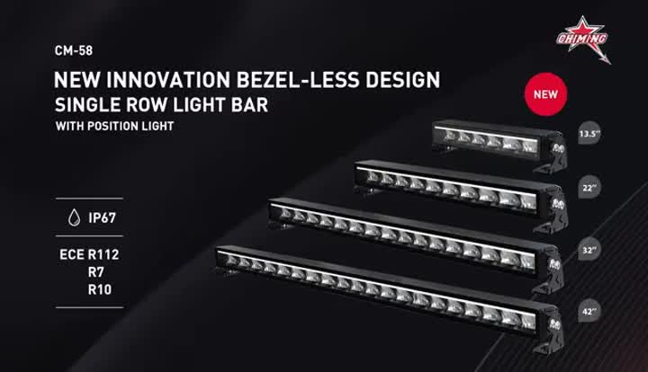 INOVASI BEZEL-LESS SINGLE ROW LIGHT BAR