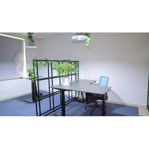 Modern Lifting Dual Motor Office Desk Three Legs Height Adjustable Desk Frame Electric L Shaped Sit Standing Desk1