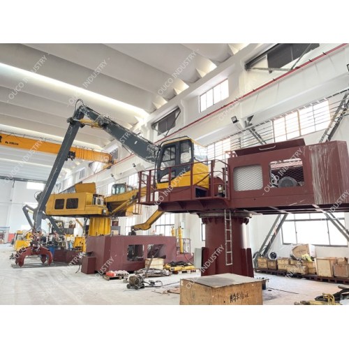 0.5T10M Garbage/Steel Scraps Handler Machine(With Grab) Shipped to Thailand