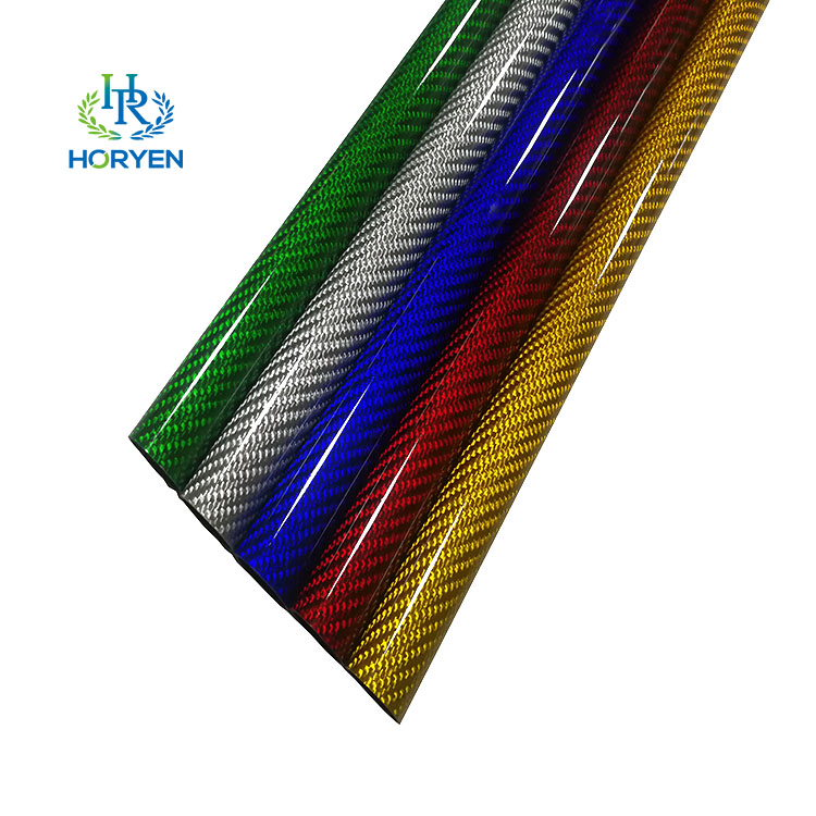 colored carbon fiber round tube