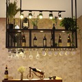 Wohnzimmer Eisen Arbeit Custom Schrank Europäischer Stil Wandmontierter Bar Supermarkt Aufbewahrung Wein Display Rack1