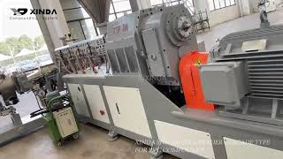 XINDA SJW-100 co-kneader plastic extruder cascade type for PVC compounds