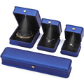 Großhandel Luxus -Schmuckverpackungsschachtel mit hellblauer Aufbewahrungsbox Anhänger Halskette Armband Ring Ohrringe LED Juwely Box1