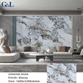 High Quality 1600x3200mm 6mm White Gold Veins Marble Porcelain Sintered Stone1