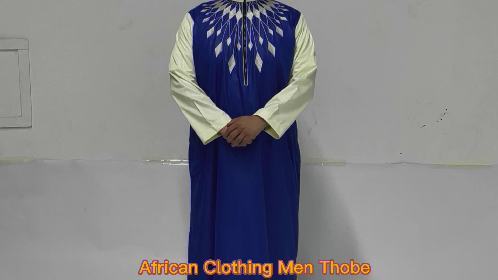 Abbigliamento di fabbrica Thobe Abbigliamento islamico Abaya Musulmul Thobe Men Qamis Jalabiya Dubai Men di qualità African Clothing Thobe1