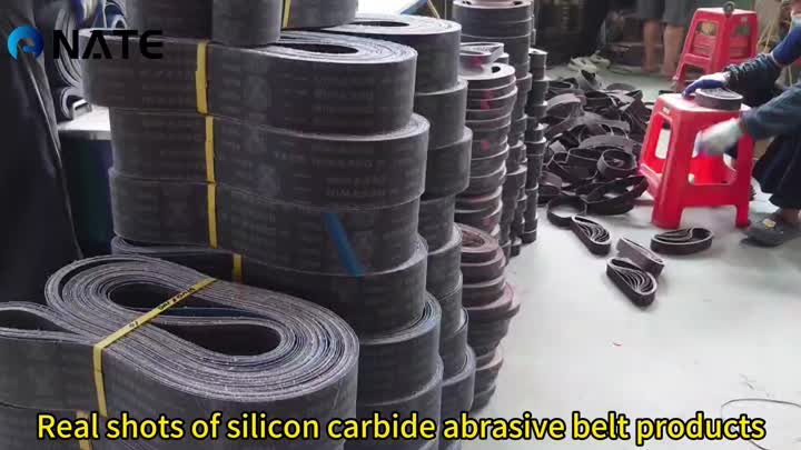 Ceinture abrasive en carbure de silicium