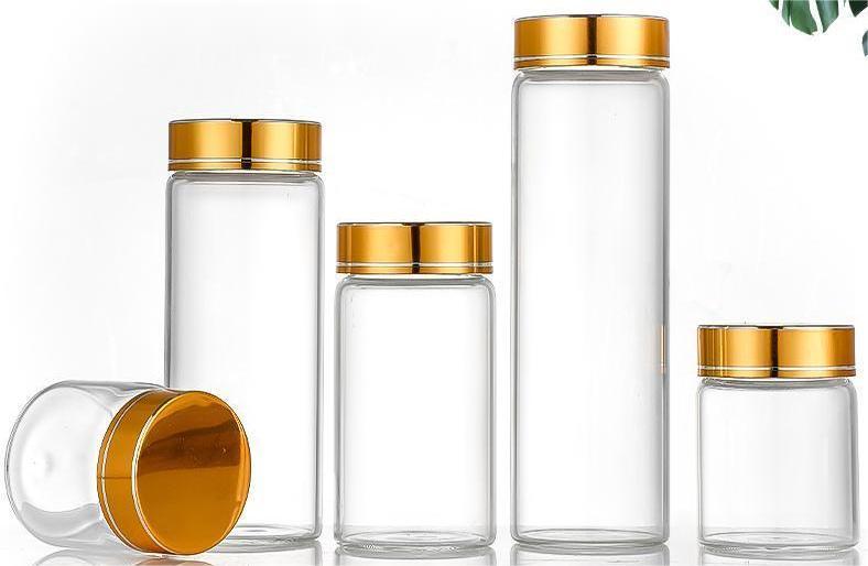 Tubular glass bottles for food storage