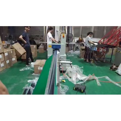 máquina de embalagem de fluxo para perfil de alumínio