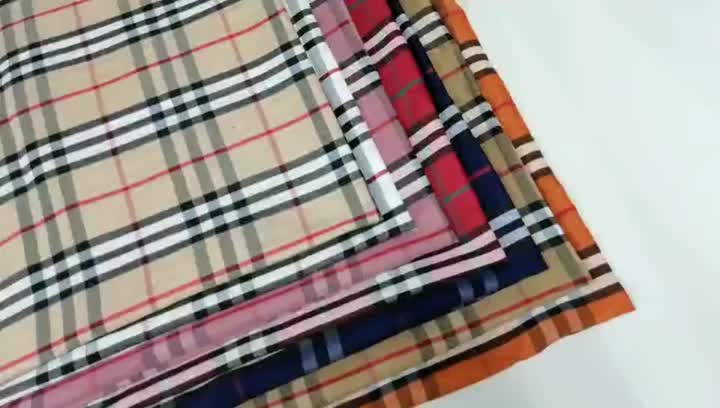 tissu de chemise à carreaux de robe de bureau