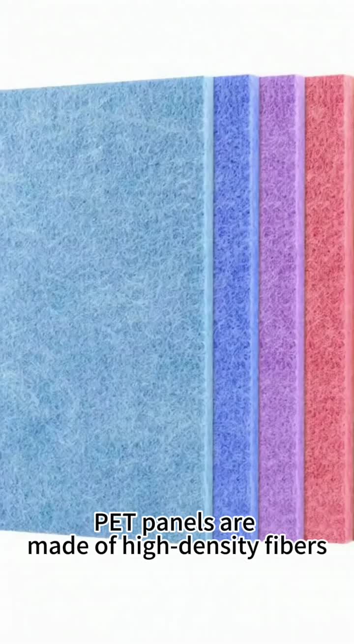 Transforme o seu espaço com Painéis Decorativos Acústicos de Fibra de Poliéster de Luxo, uma solução premium para absorção sonora e design de interiores elegante. Estes painéis acústicos de parede são feitos de