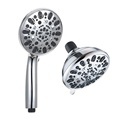 BSL-S7001 Round Chrome Plastic ABS Bathroom Hand Held High Pressure Xiamen 7 Function Wall Mount Modern Rain Shower1