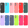 Custom Color Logo Silicone Case for iPhone 16, 15, 14, 11, 12, 13, Pro, Max, 16e1