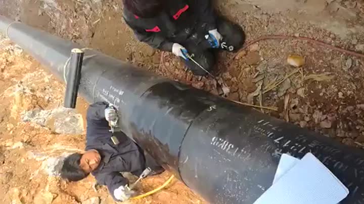 Heat shrink sleeves installation