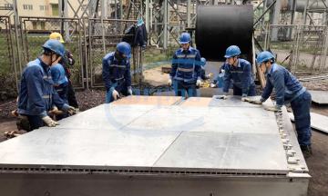 Modular conveyor belt vulcanizer