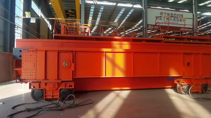 Metallurgy Double Girder Overhead Crane Finished