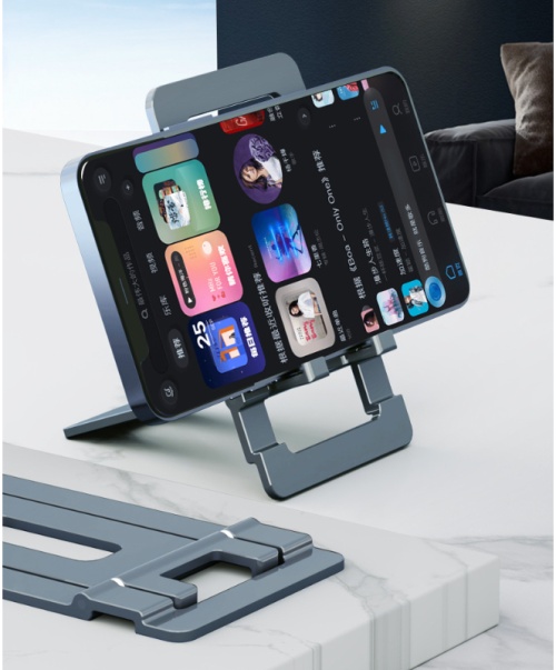 وصول جديد شهريًا - حامل هاتف مكتبي رفيع للغاية مصنوع من سبائك الألومنيوم بحجم البطاقة