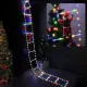 Luci di Babbo Natale a scala natalizia a LED