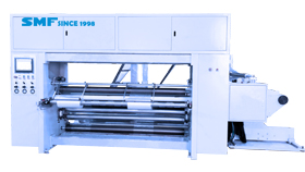 folding machine rewinding part