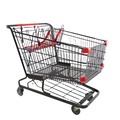 USA Style Hypermarket Shopping Trolley Carts with Baby Seats - MOQ 100 PCS1