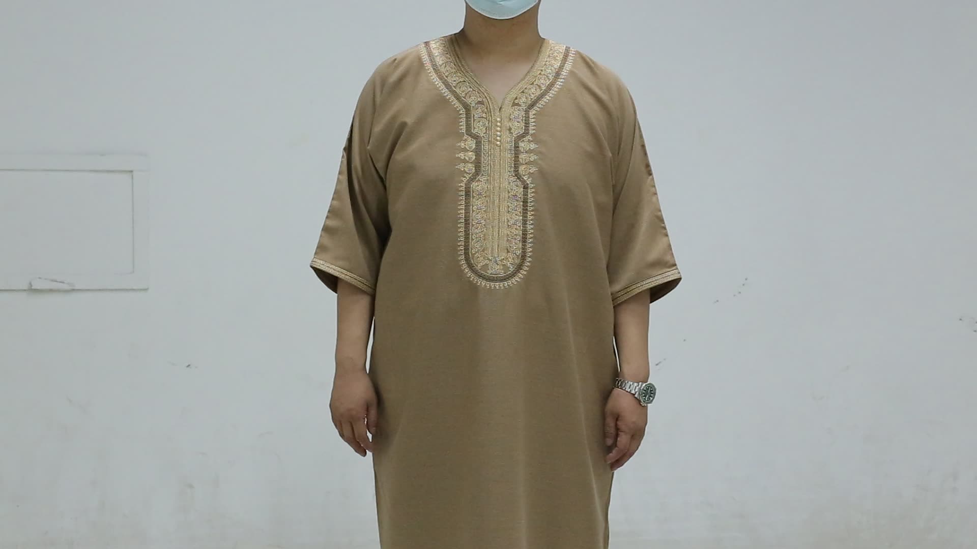 Nuovi uomini in stile marocchino Ropa Arabe Hombre Muslim Cashing Ropa Arabe1