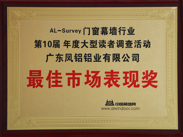 Best Market Performance Award