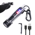 Multi-Light Source K40 LED Flashlight - Mini Keychain Multifunctional Pocket Flashlight1