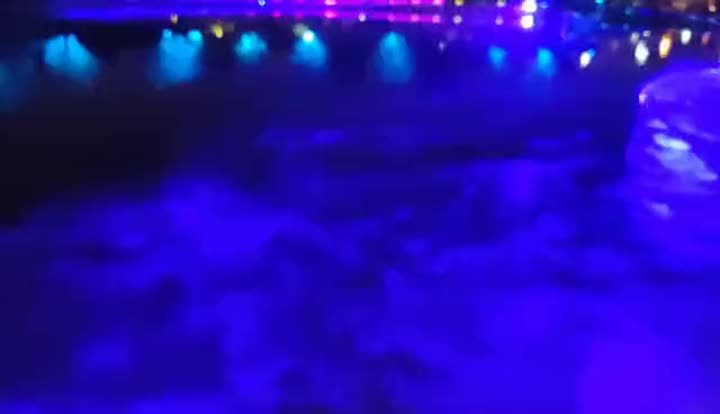 Cold Fog and Laser Fountain