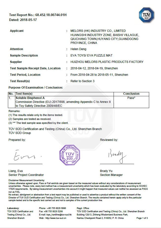 Solube Bisphenol A