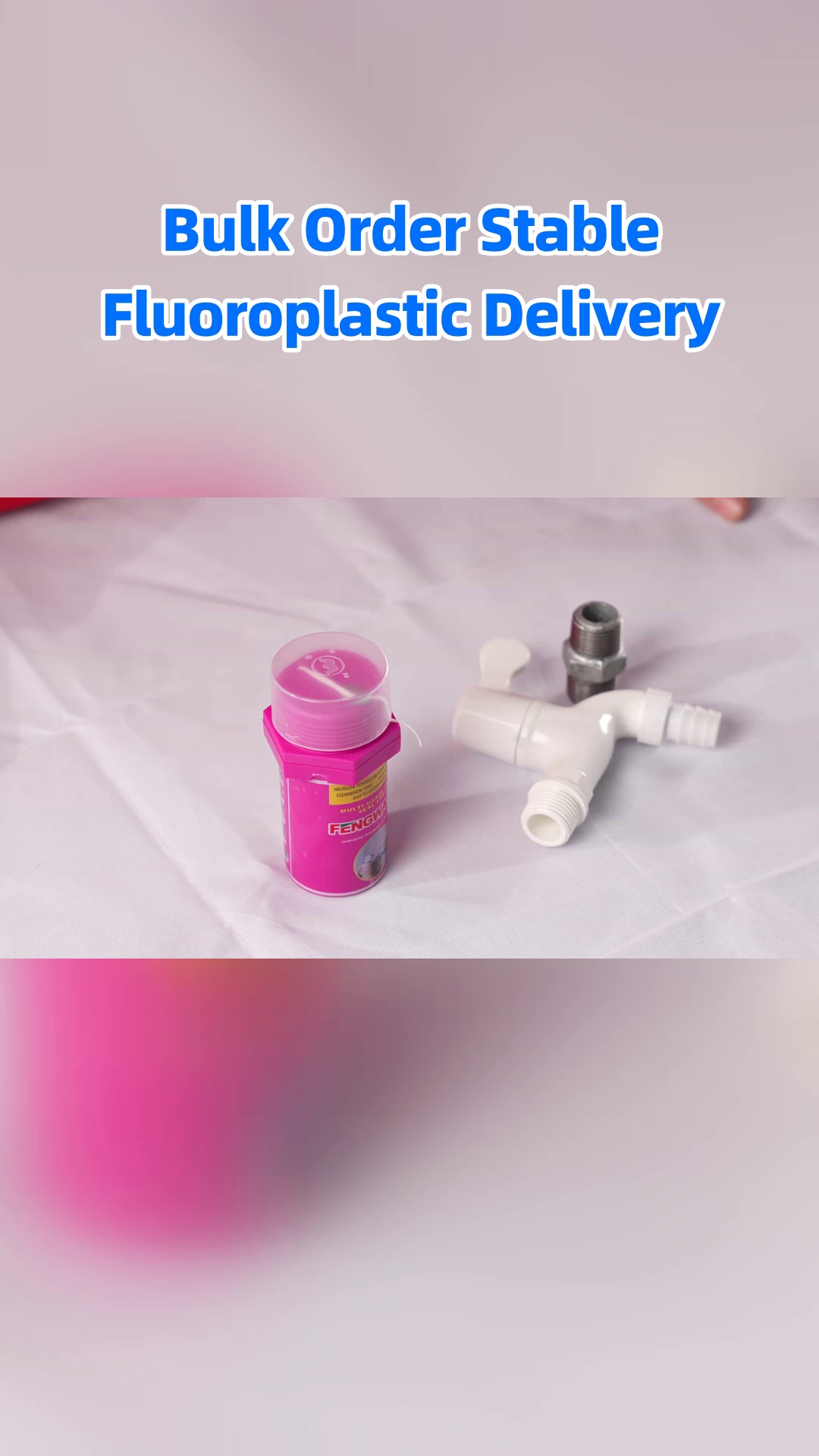 Línea completa de productos de sellado de PTFE que cubre cinta, cordón, líquido y película